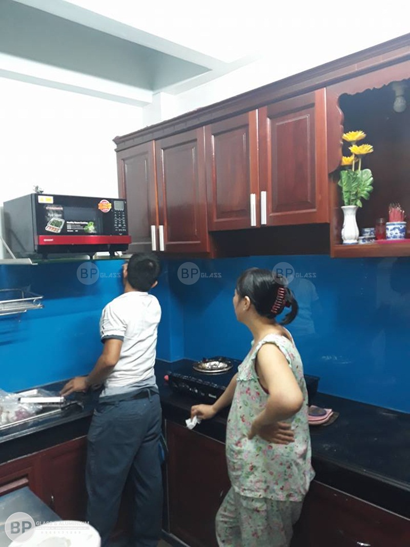 kính bếp, Lắp kính bếp tại 793 Phạm Văn Bách, HCM